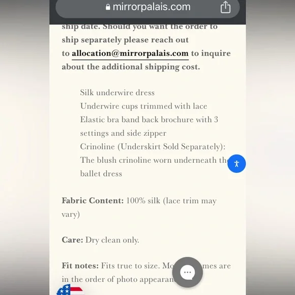 SOLD Mirror Palais NWOT ballet dress in black size S 🩰 - Picture 11 of 15